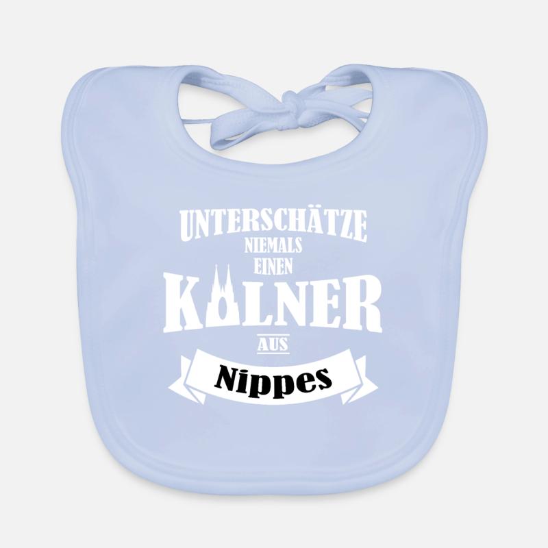 Cologne never underestimate a Cologne from Nippes Organic Baby Bibs