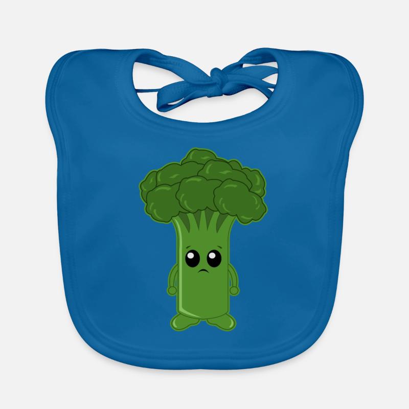 Sad Brocolli Organic Baby Bibs
