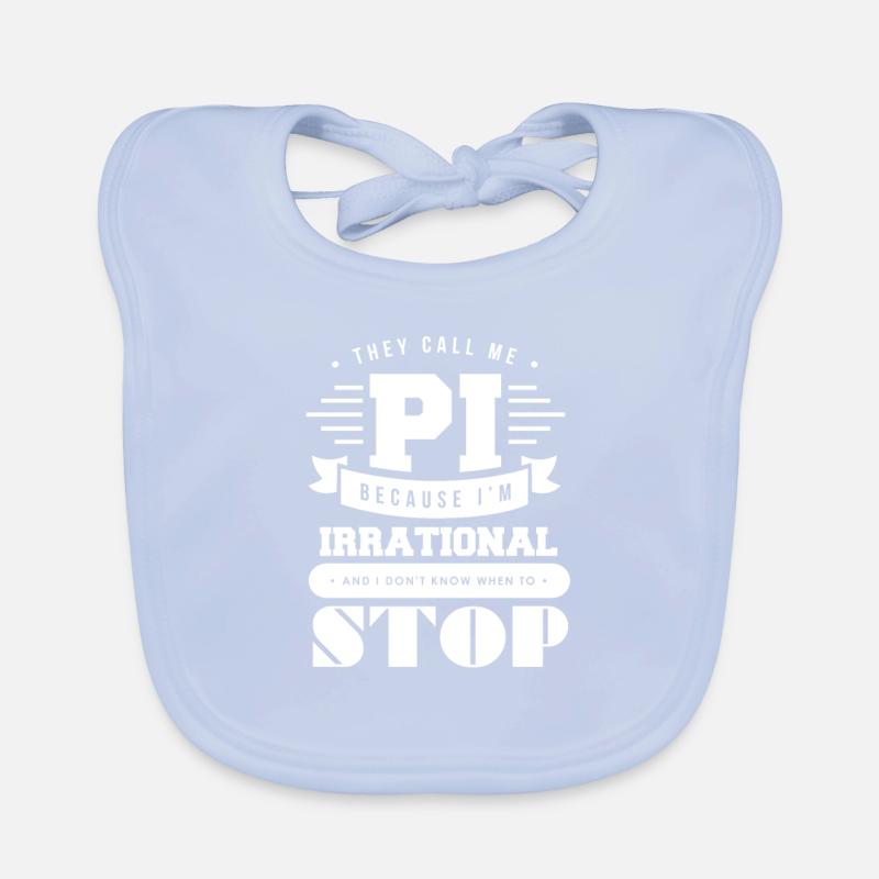 You call me PI math math gift Organic Baby Bibs