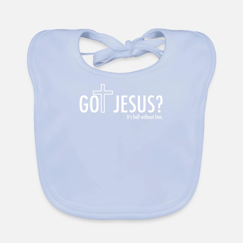Tu as Jésus? Bavoir bio Bébé