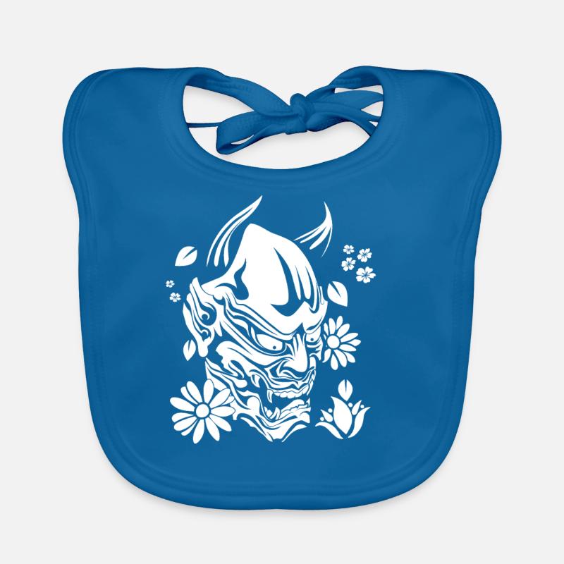 Diable avec des fleurs sait Bavoir bio Bébé
