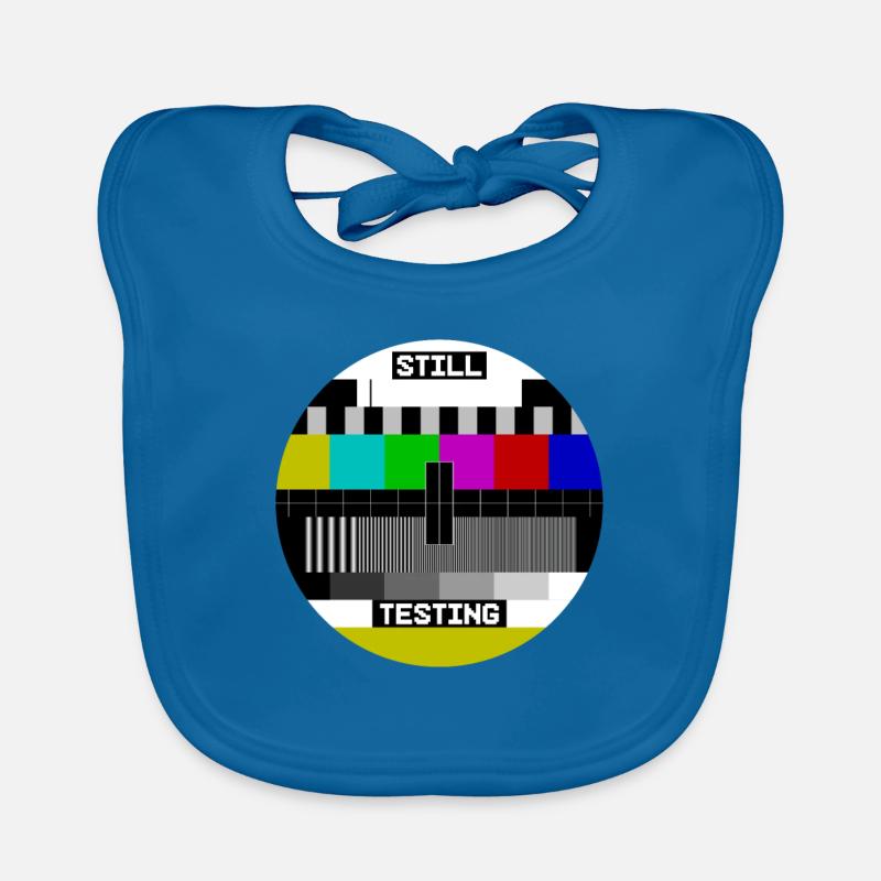 Still Testing Test Image test screen - Organic Baby Bibs - peacock-blue