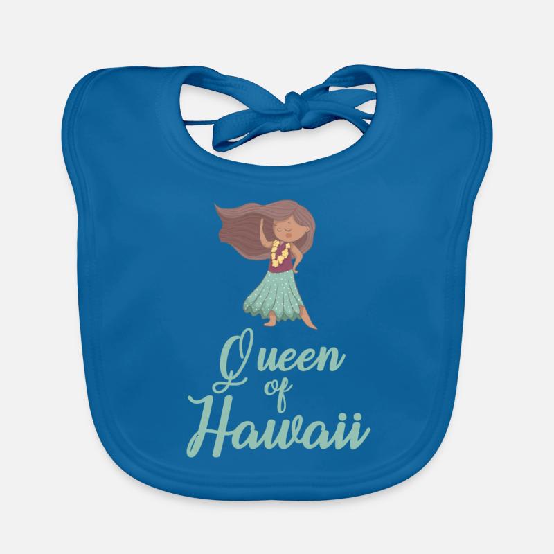 Reine d’Hawaï Bavoir bio Bébé