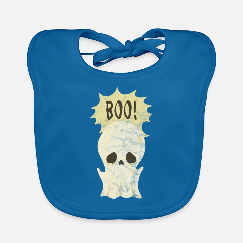 Ghost Ghost Horreur Halloween Thriller Bavoir bio Bébé