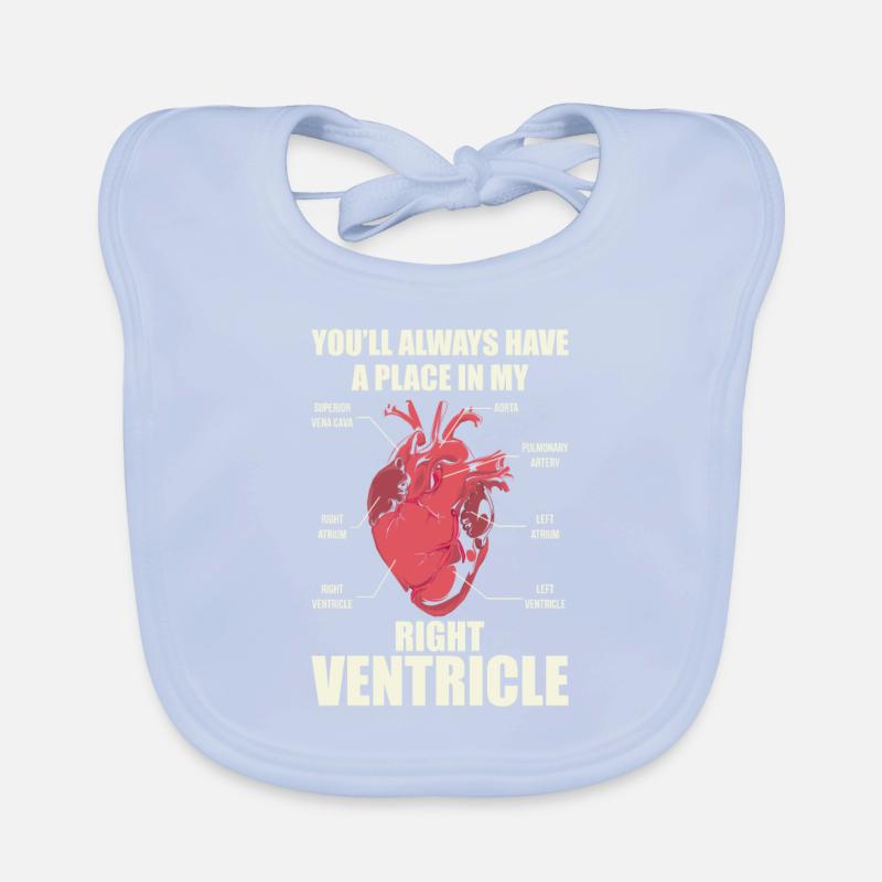 Rettungsdienst -Right Ventricle Baby Bio-Lätzchen