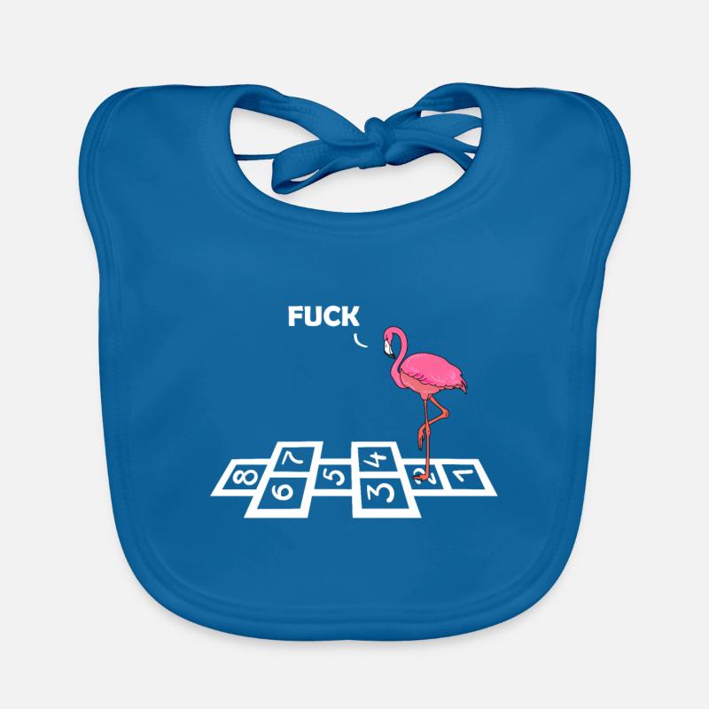 lustiger Flamingo Baby Bio-Lätzchen