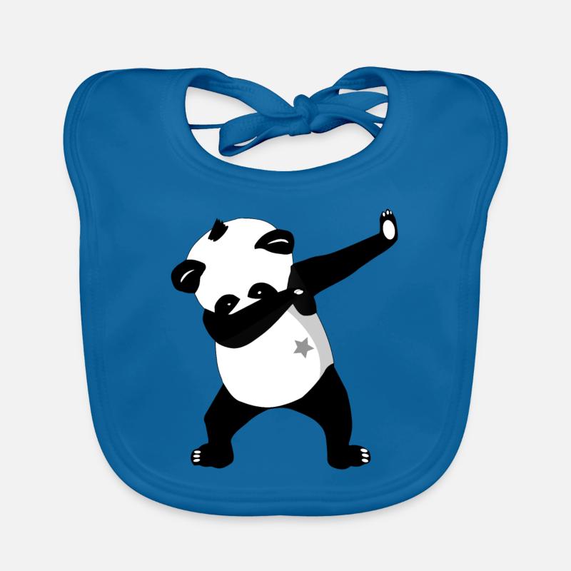 Dabbing Panda Panda Organic Baby Bibs