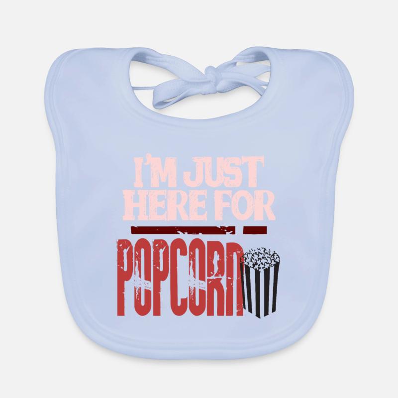 I'm just here for Popcorn Baby Bio-Lätzchen