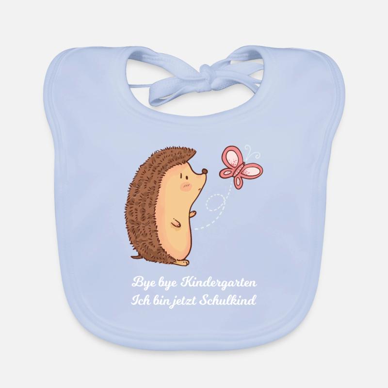 Schulkind 2018 Einschulung Schulanfang Geschenk Baby Bio-Lätzchen