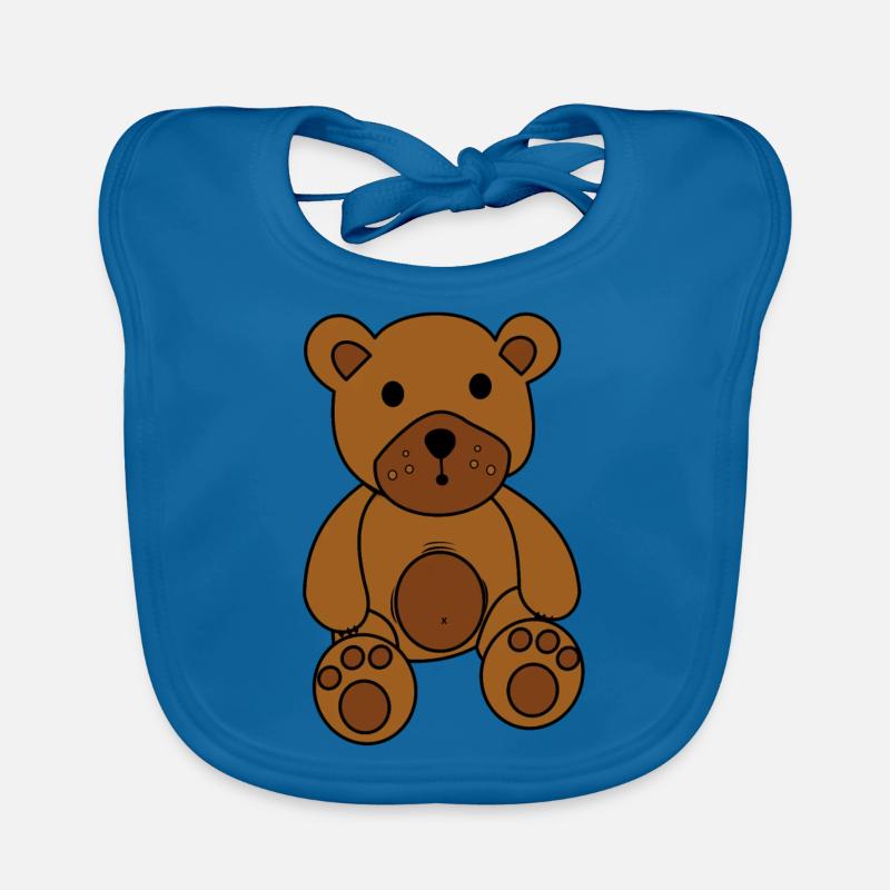teddy bear Organic Baby Bibs