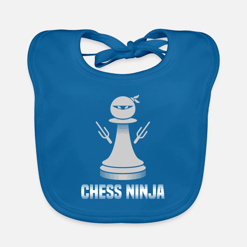 Chess Ninja - Échec de cadeau d'échecs Bavoir bio Bébé