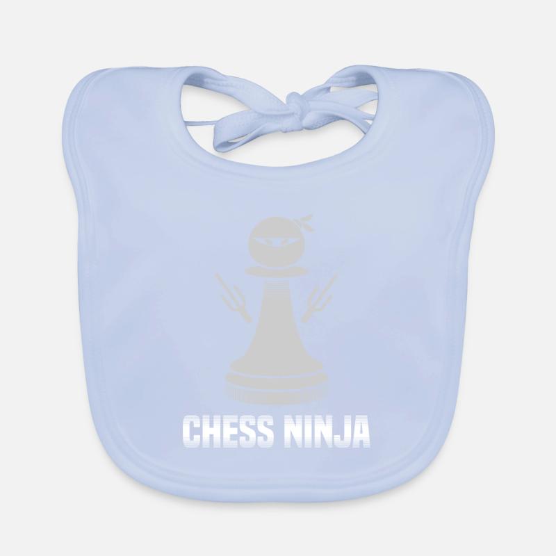 Chess Ninja - Échec de cadeau d'échecs Bavoir bio Bébé