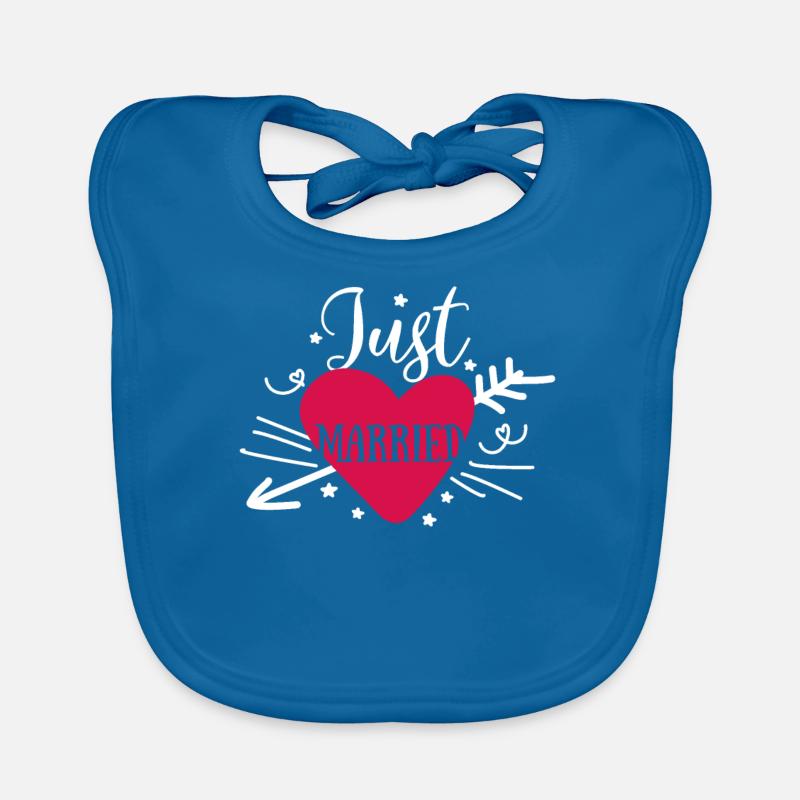 Just Married - Just Married Mariage Bavoir bio Bébé