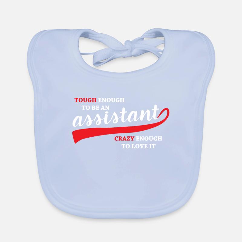 Assistent und Sekreäterin Baby Bio-Lätzchen