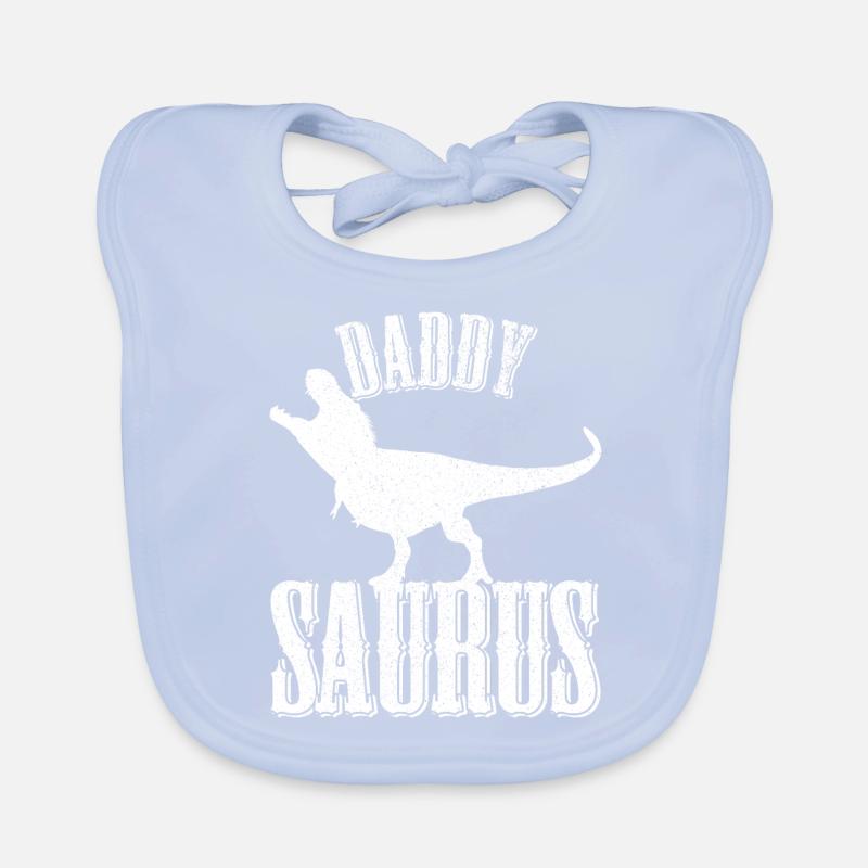 Dad Saurus Gift Idea Organic Baby Bibs