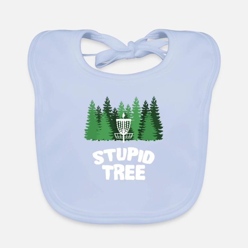 Discgolf Stupid Tree Disc Golf Baby Bio-Lätzchen