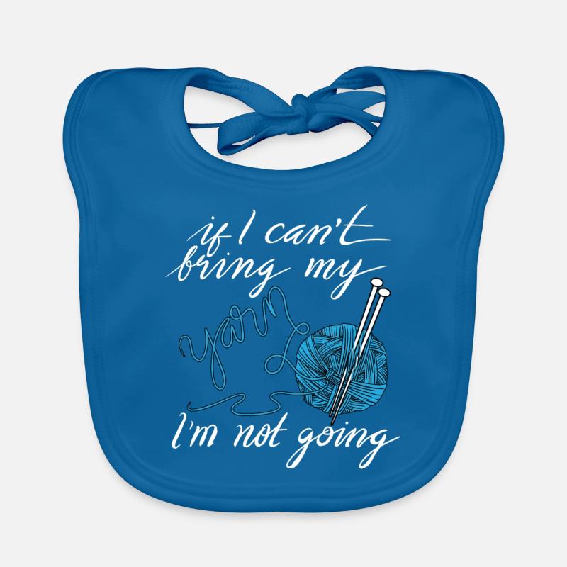 Wenn ich mein Garn, das Quilting-Hemd strickt, kippe Baby Bio-Lätzchen