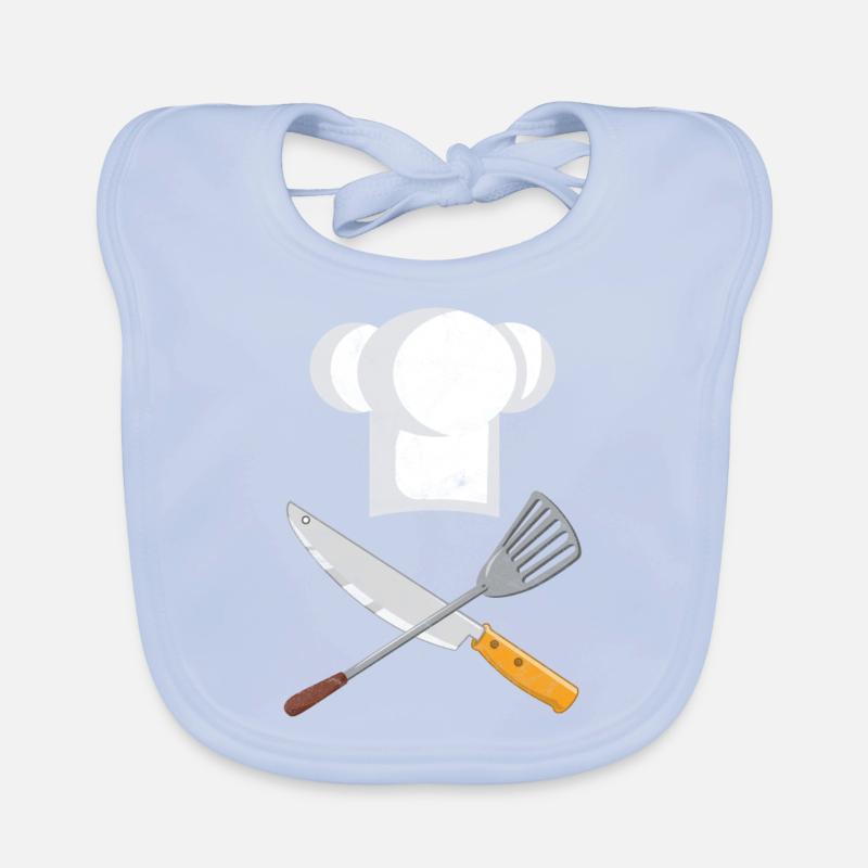 Couteau Chef Chef Chef Couteau Poêle Bavoir bio Bébé