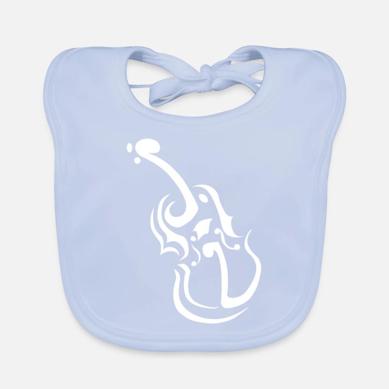 Violin Clipart Notes Baby Bio-Lätzchen