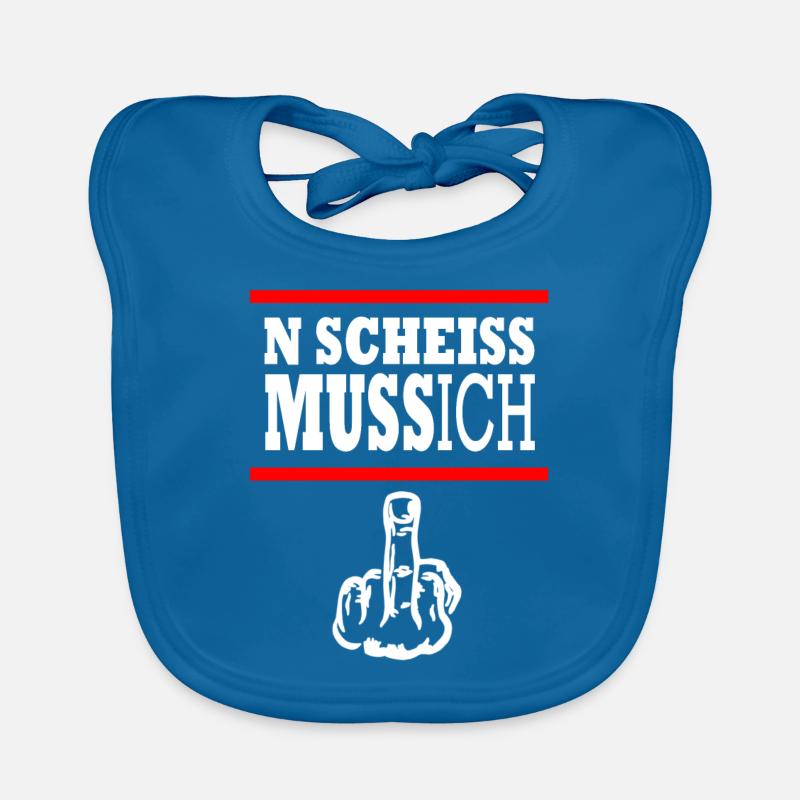 Scheiss muss ich Baby Bio-Lätzchen