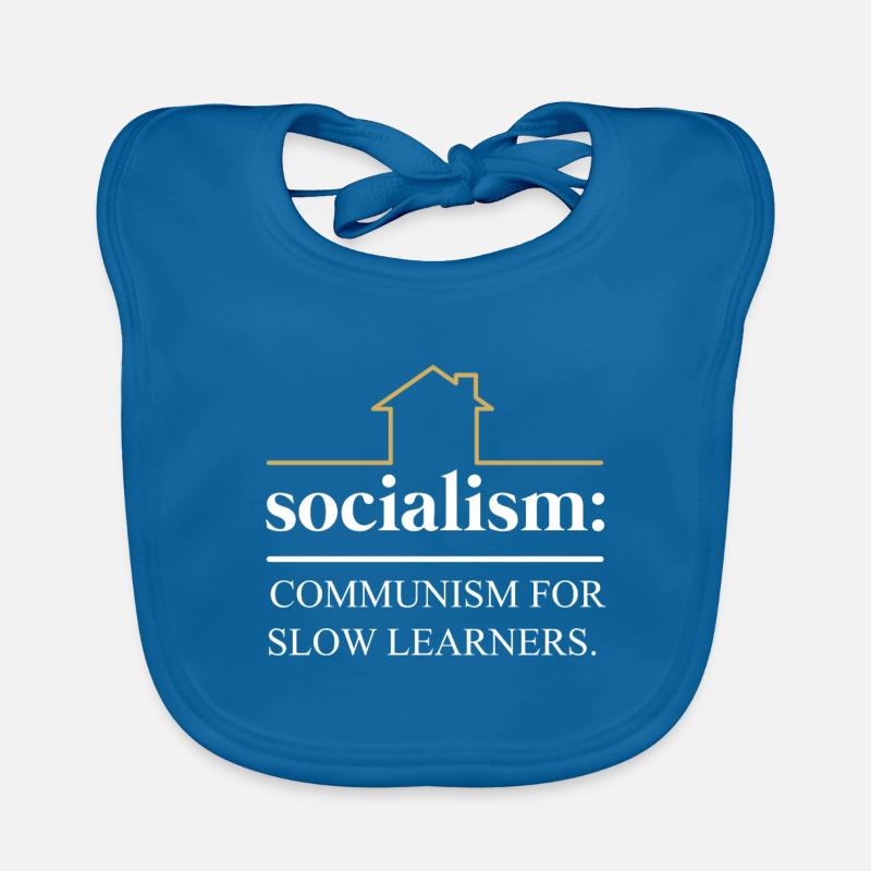 Socialist communist capitalist Organic Baby Bibs