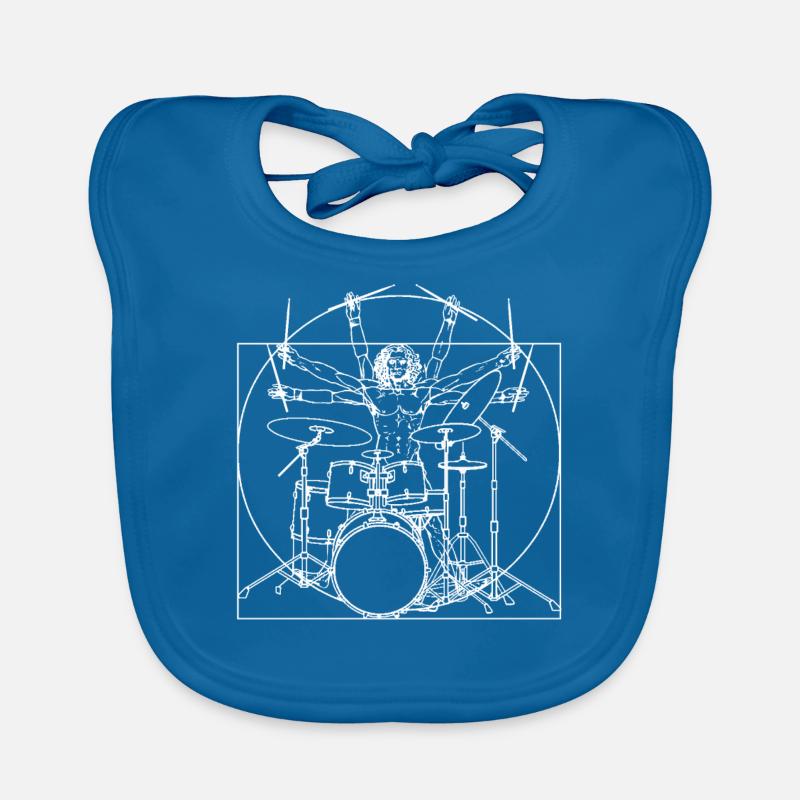 Drums Organic Baby Bibs