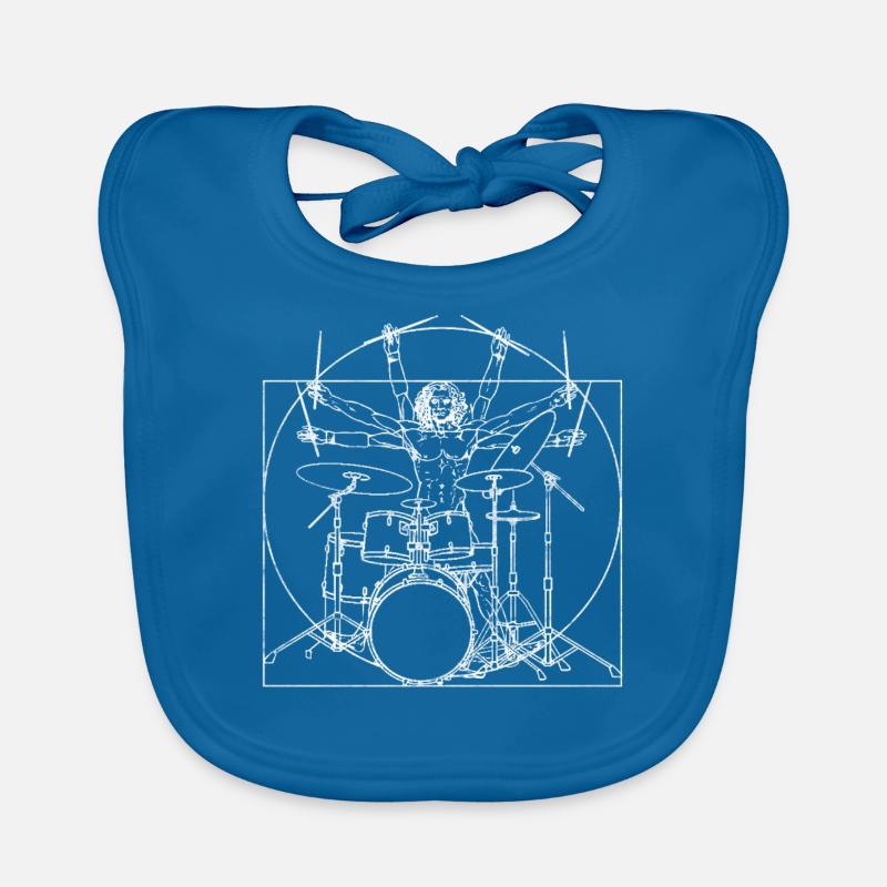 Batteur Batterie Drumsticks Da Vinci Bavoir bio Bébé