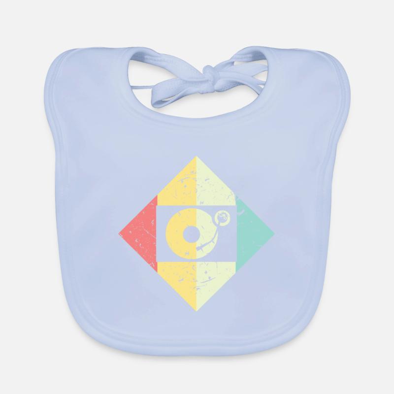 record player Organic Baby Bibs