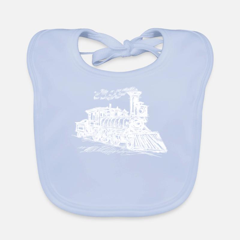 train Organic Baby Bibs