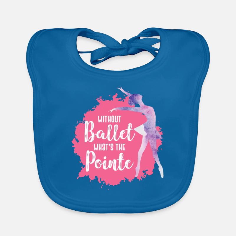 Dancing Ballet Organic Baby Bibs