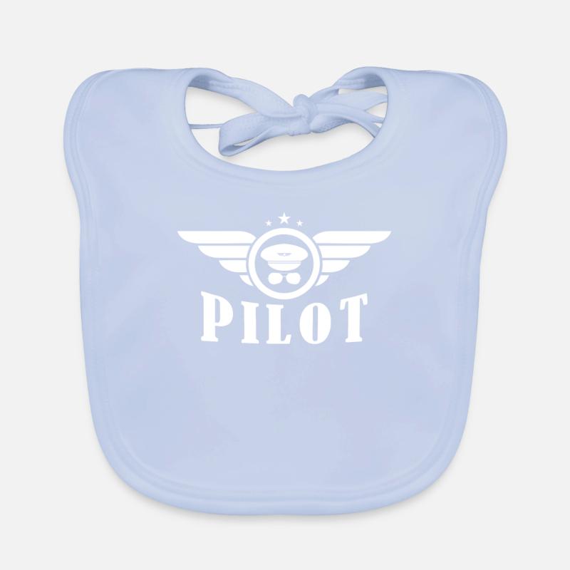 Piloten Shirt Perfekte Piloten Geschenkideen Baby Bio-Lätzchen