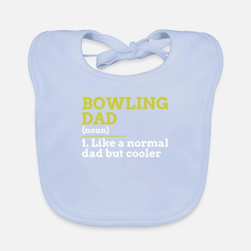 Bowling Dad Organic Baby Bibs