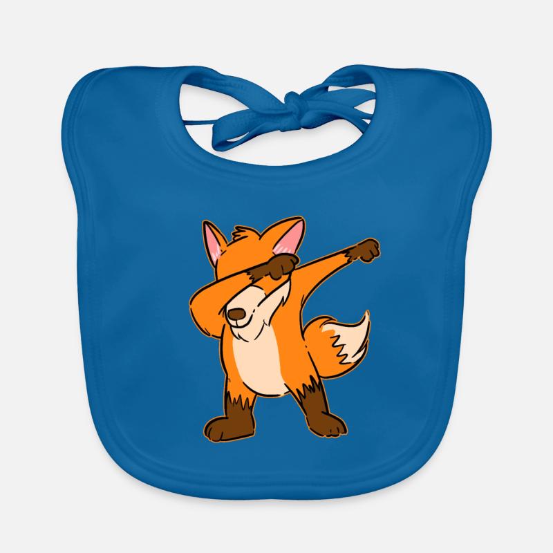 Funny Dabbing Fox Dab Dance Gift Baby Bio-Lätzchen