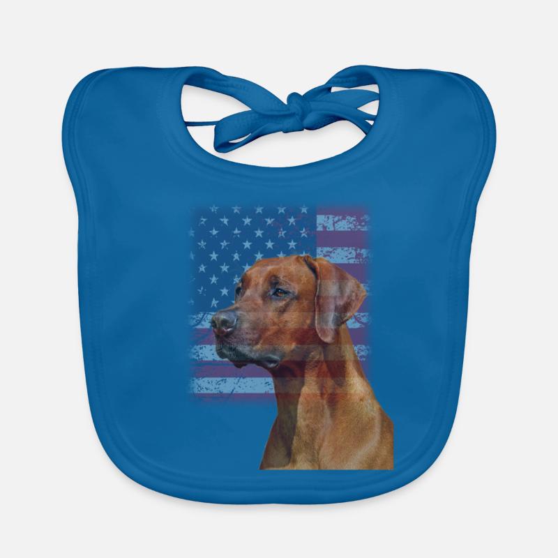 Rhodesian Ridgeback Organic Baby Bibs