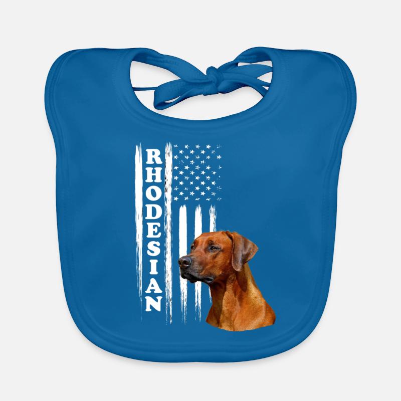Rhodesian Ridgeback Organic Baby Bibs