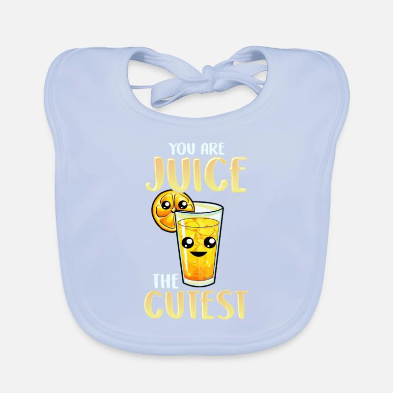 Pun vous êtes le jus le plus mignon Bavoir bio Bébé
