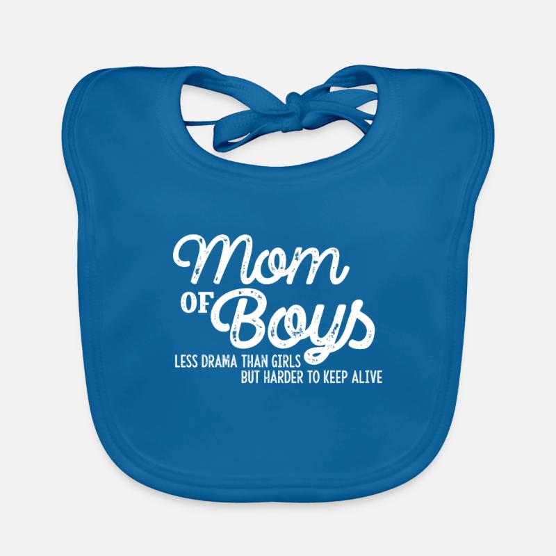 Maman de garçons mère de garçons Bavoir bio Bébé