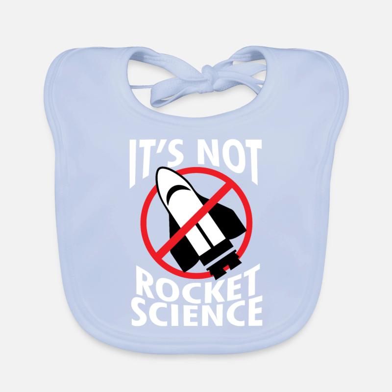 Rocket - Science - Rocket science - Gift Organic Baby Bibs