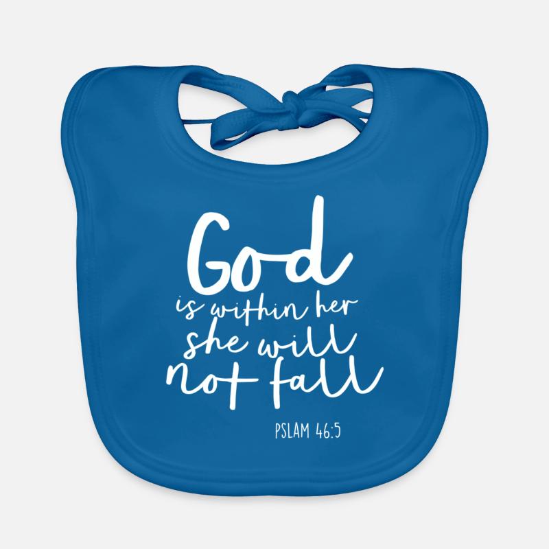 Psalm Geschenk Gott Bibel Jesus Evangelium Christ Baby Bio-Lätzchen