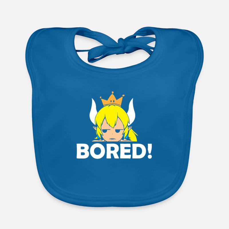Bowsette Baby Bio-Lätzchen
