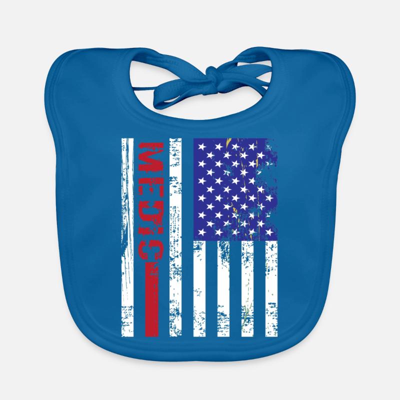 Medic Nous Flag Bavoir bio Bébé