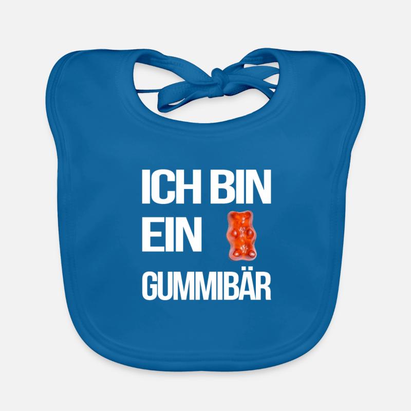 Ich bin ein Gummibär Baby Bio-Lätzchen