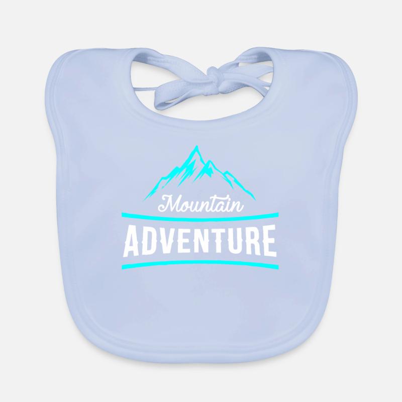 Mountain experiences mountaineer gift Organic Baby Bibs