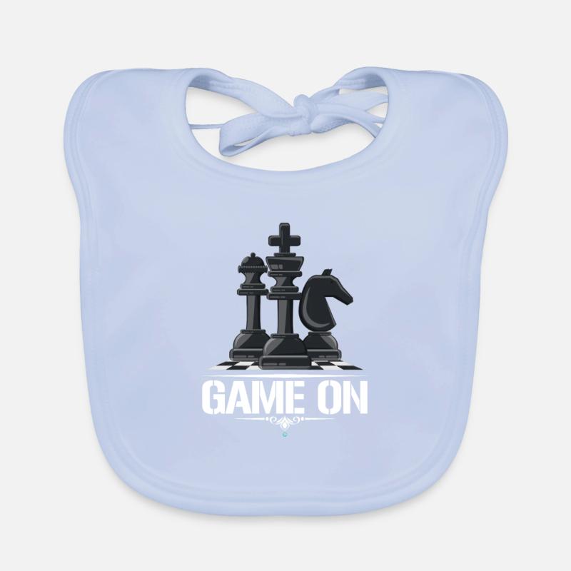 Chess Chess player Chess gift Organic Baby Bibs