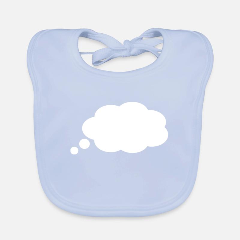 thought bubble Organic Baby Bibs