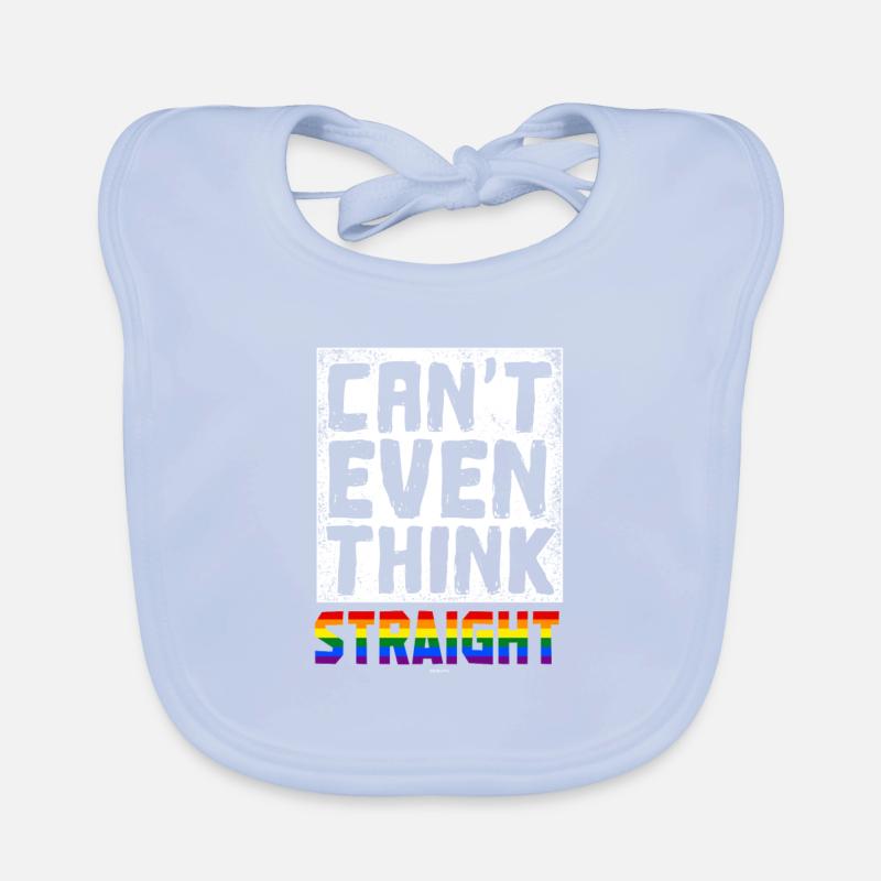 kann nicht einmal gerade Geschenk denken Baby Bio-Lätzchen