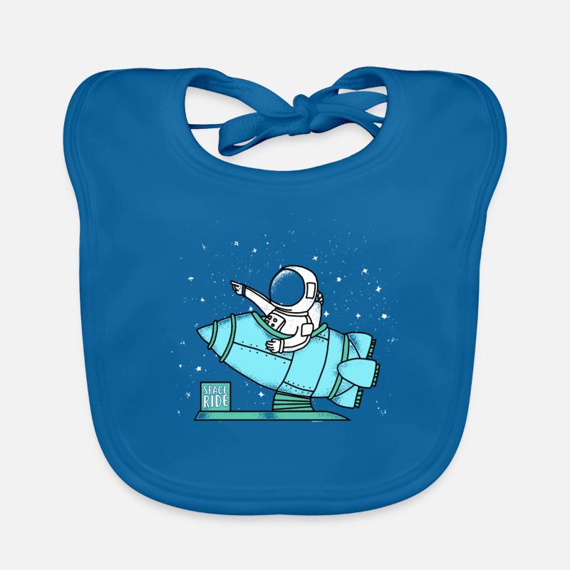 Space ride gift Organic Baby Bibs