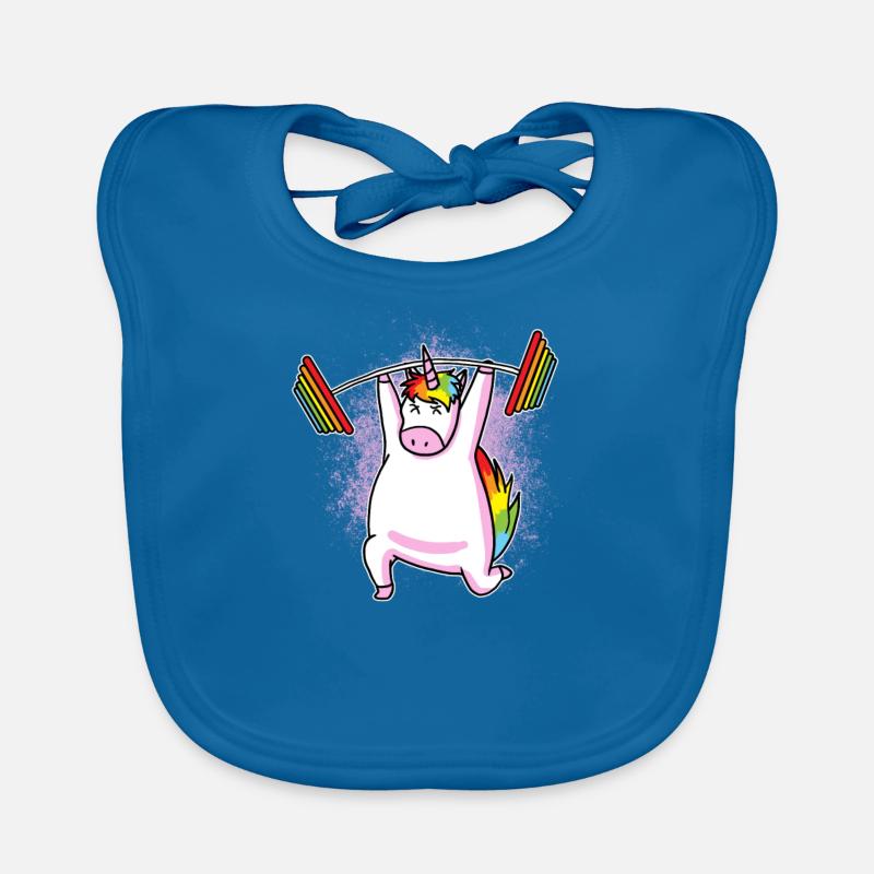 Einhorn Geschenk heben Baby Bio-Lätzchen