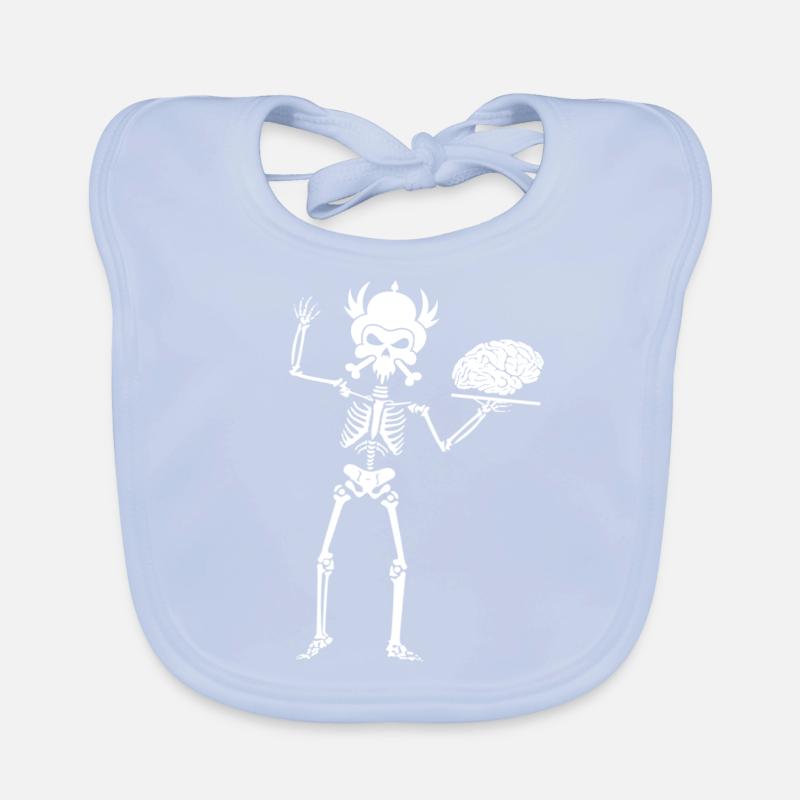 skeleton Organic Baby Bibs