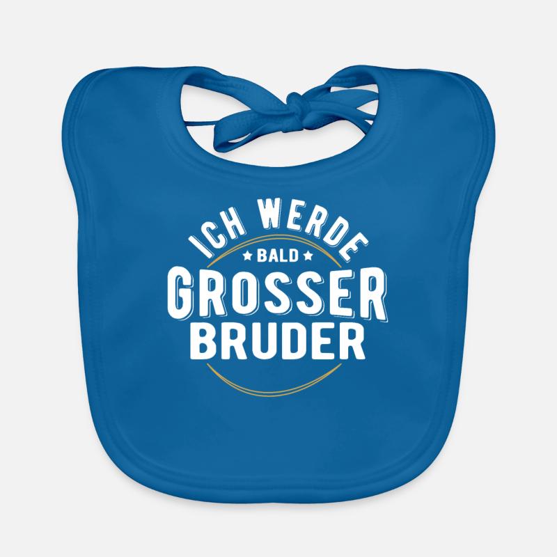 großer Bruder Schnuller Geschenk Schwangerschaft Baby Bio-Lätzchen